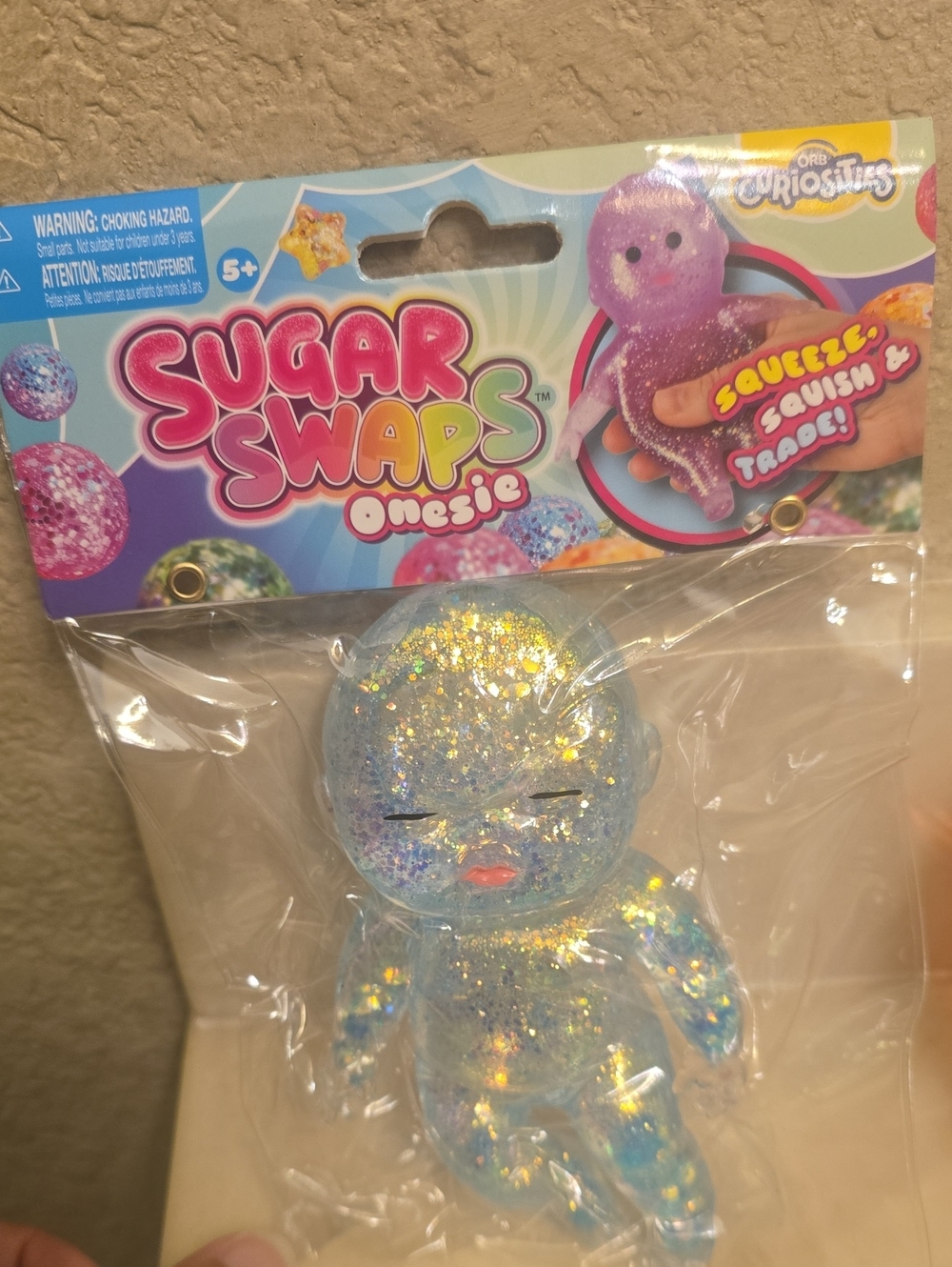 Sugar Swaps Onesie Baby - Sparkling Blue Glitter Kids Toy